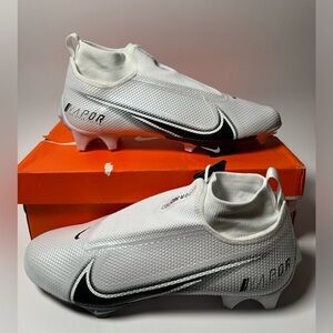 Nike Vapor Edge Pro 360 Football Cleats White Black AO8277-100 Men’s Size 12
